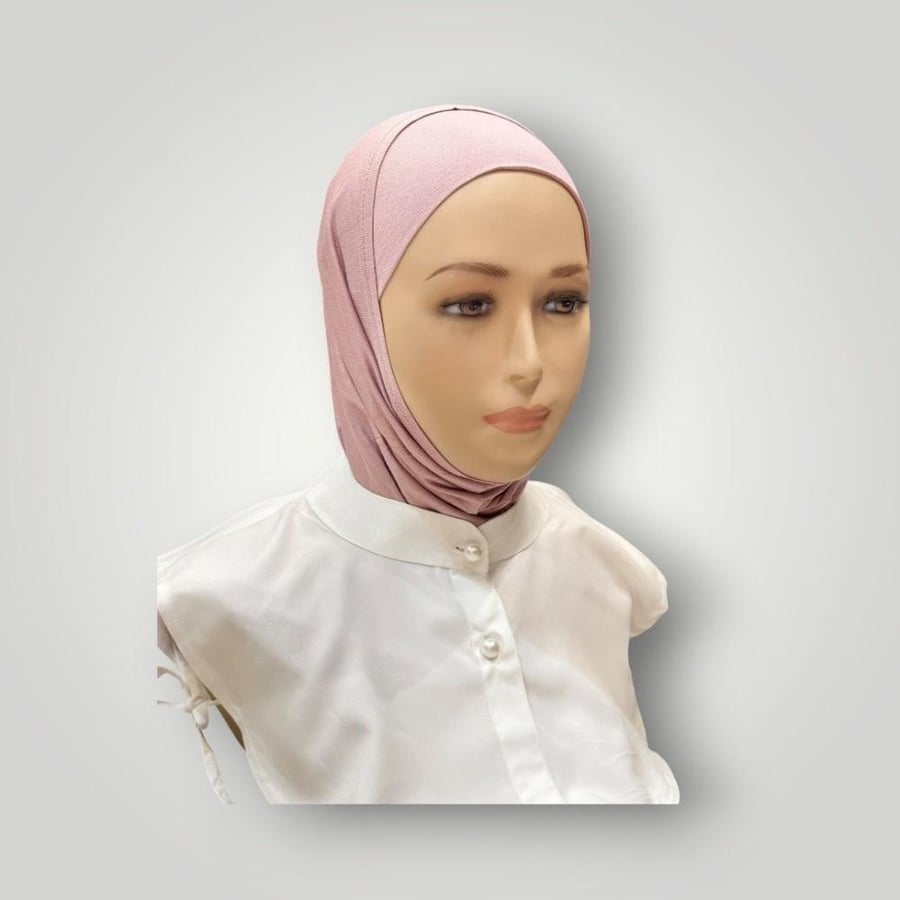 حجاب قطعتين قطن سادة