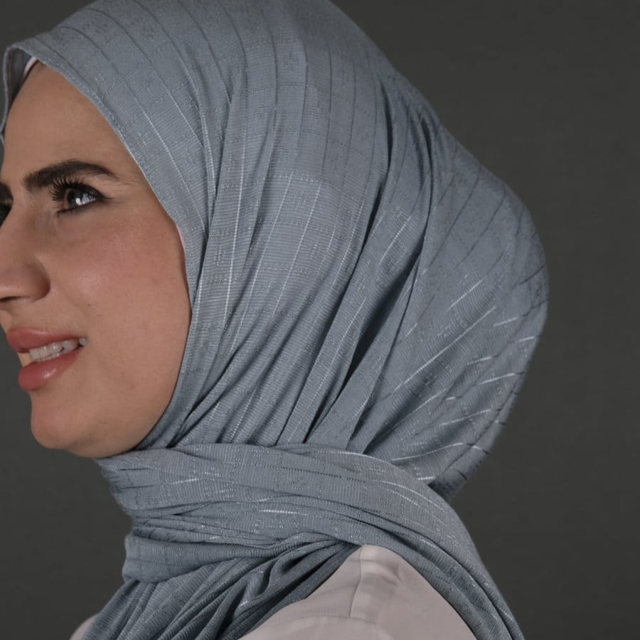 طرحة نايا قطن منقوش