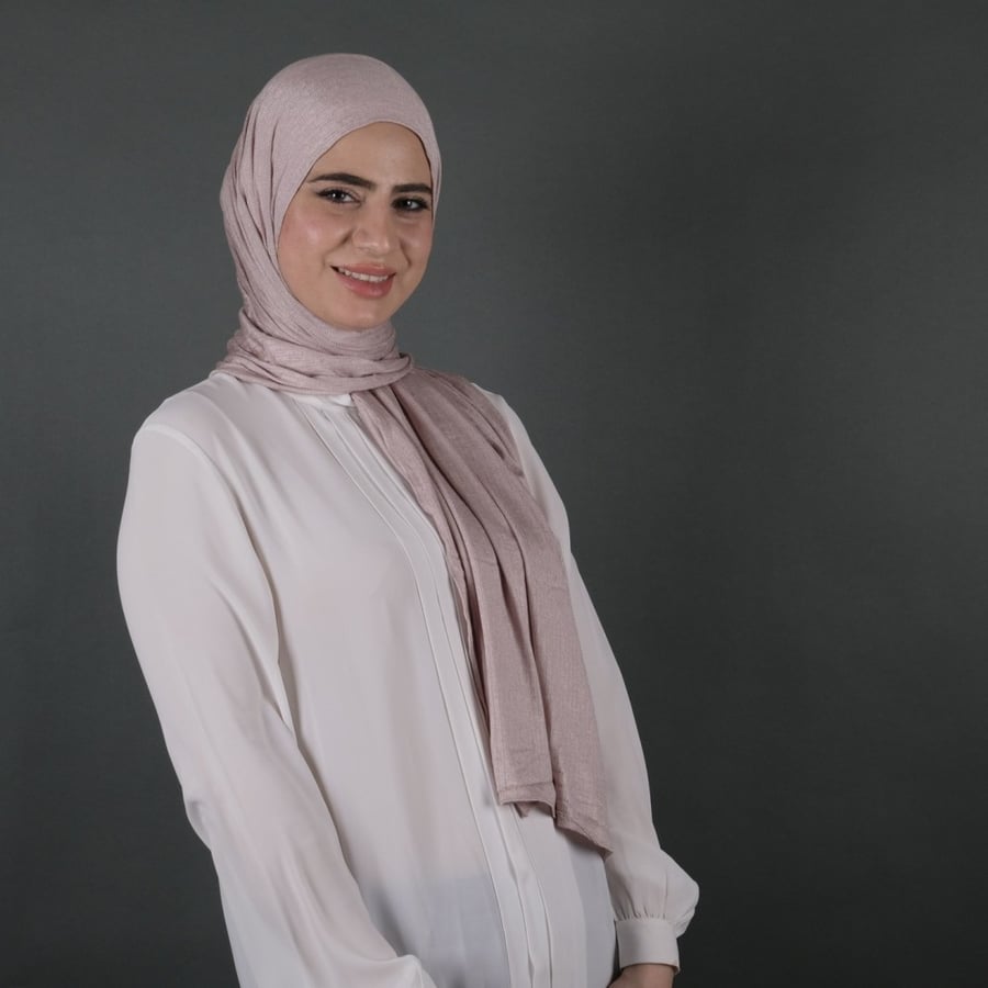 طرحة نايا قطن منقوش