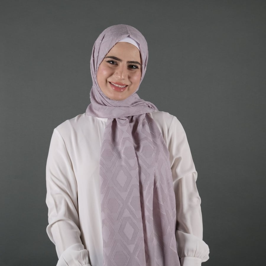طرحة شيفون  مجكر شهري شال
