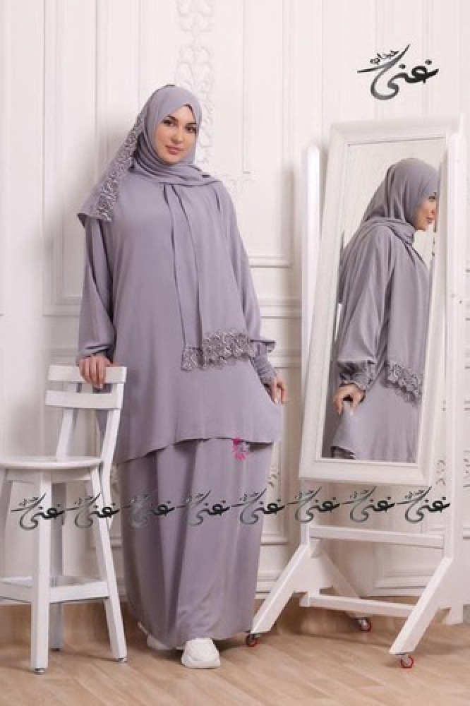 شرشف صلاة غنى حجاب قطعتين