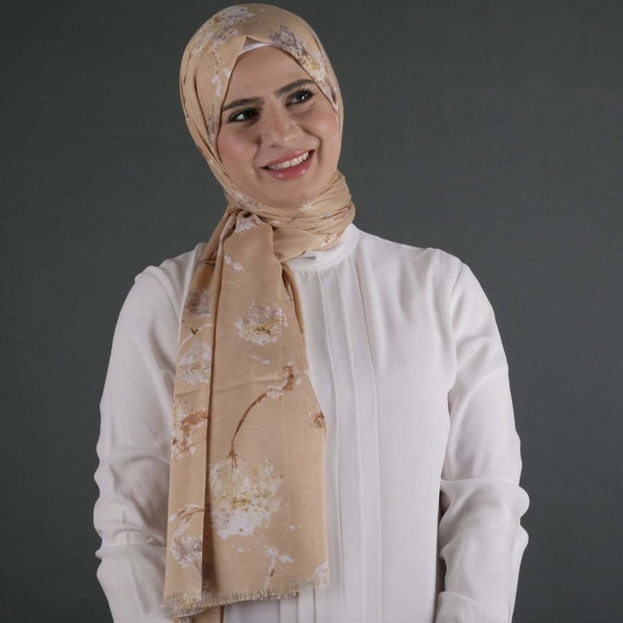 طرحة قطن شهري شال مورد