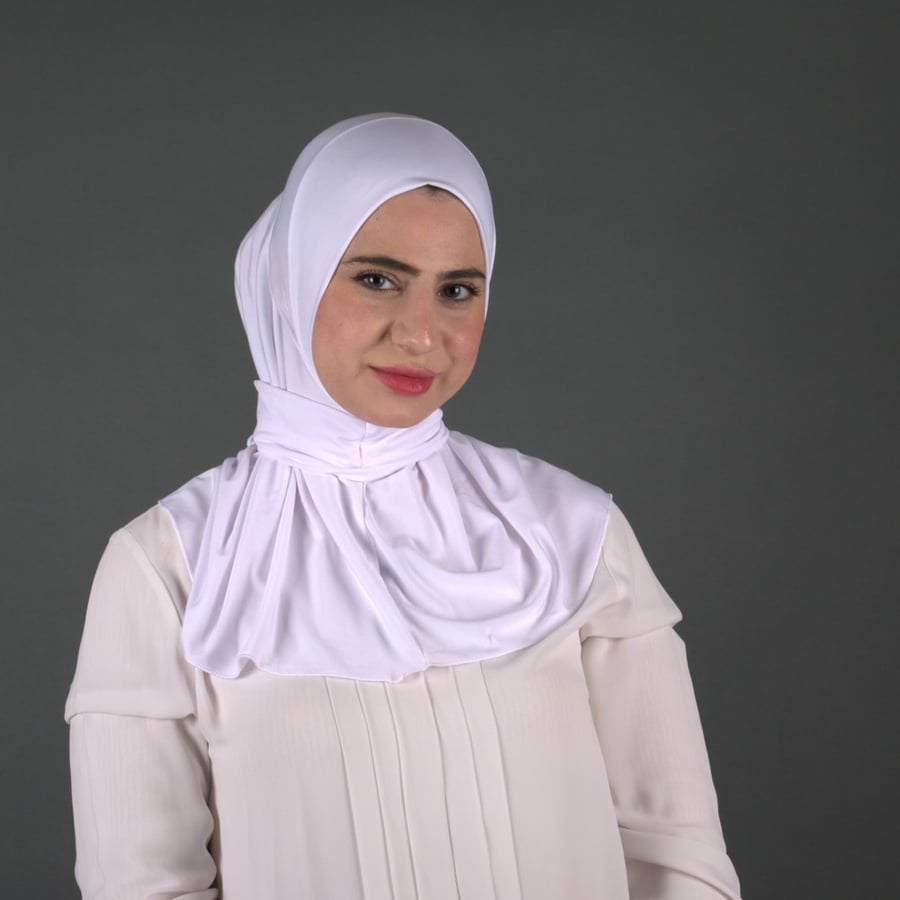 حجاب طباقي  بالوان ناعمة شالاتي