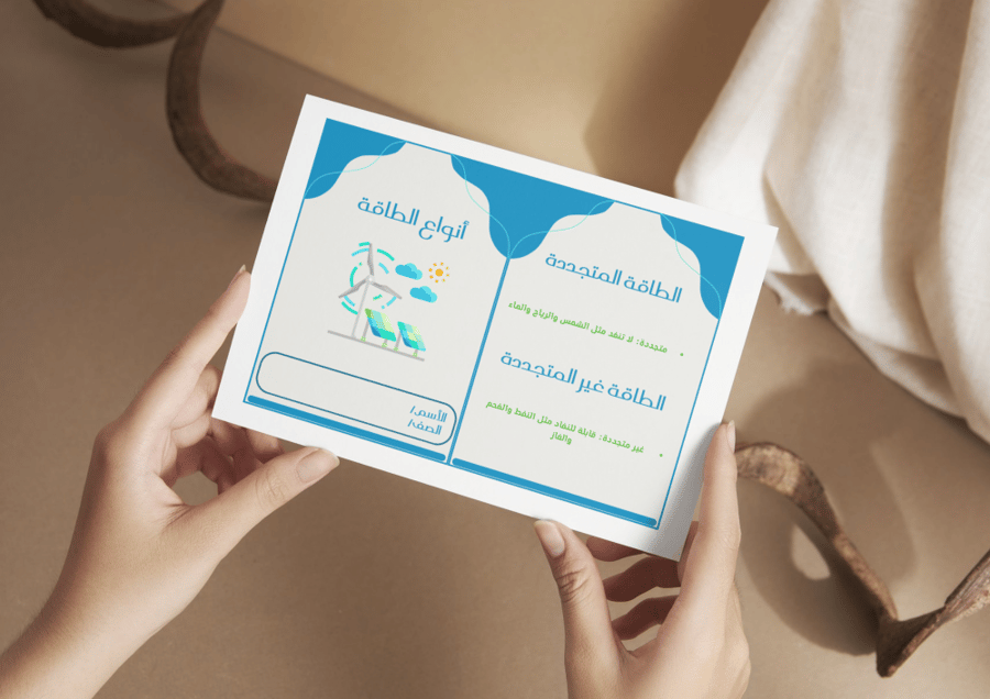 مطوية أنواع الطاقة