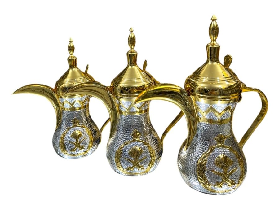 3 دلال سيفين ونخلة نحاس الاصلي الملكي
