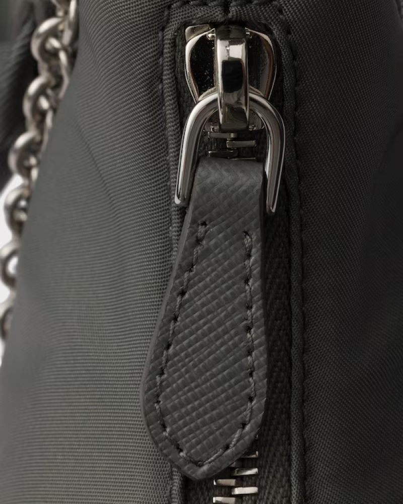 Prada | Prada Re-Edition 2005 Re-Nylon bag  |  Color:  Mercury Gray