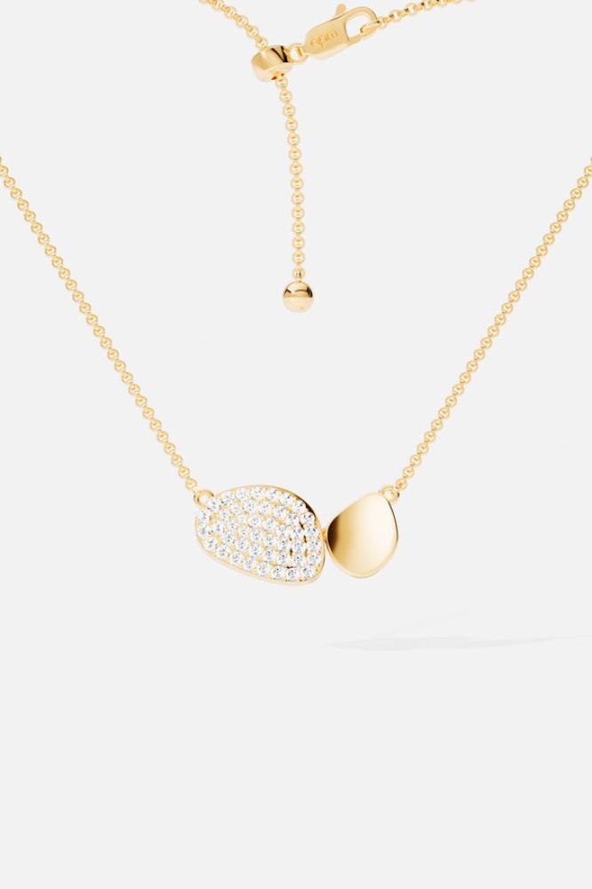APM Monaco | soleil | 18k Yellow Gold Plated | Galet adjustable necklace