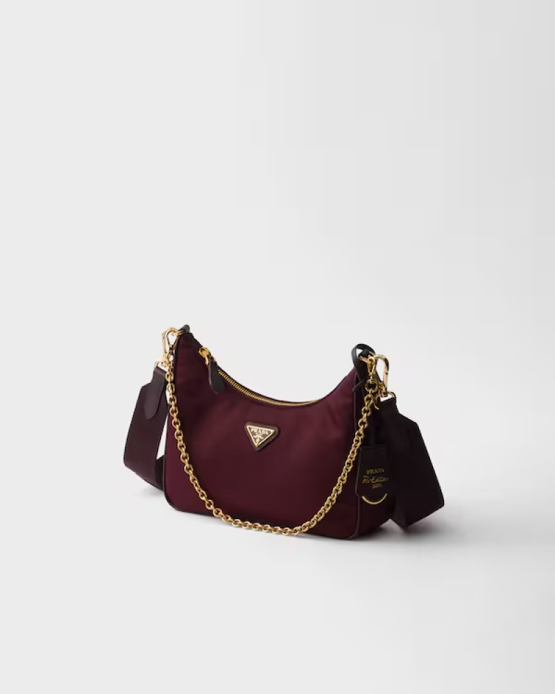 Prada | Prada Re-Edition 2005 Re-Nylon bag  |  Color:  Burgundy
