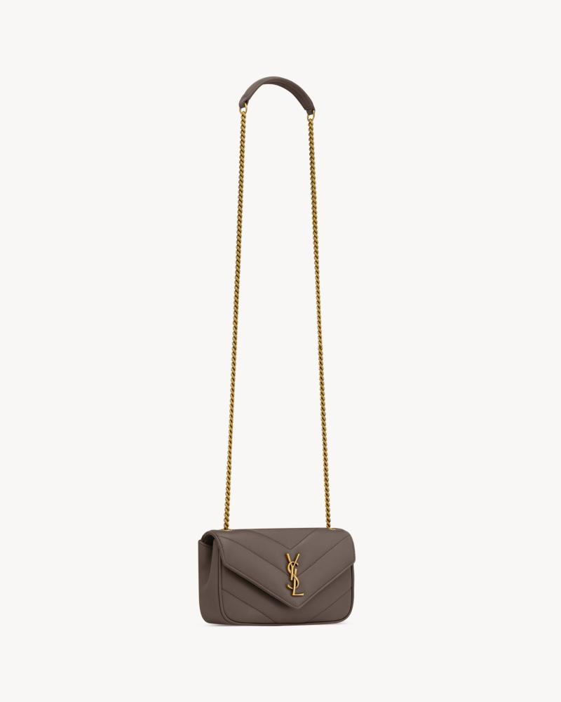 Saint Laurent | LOULOU MINI IN LAMBSKIN | URBAN GREY
