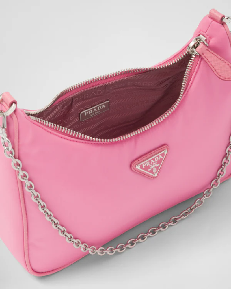 Prada | Prada Re-Edition 2005 Re-Nylon bag  |  Color:  Begonia Pink