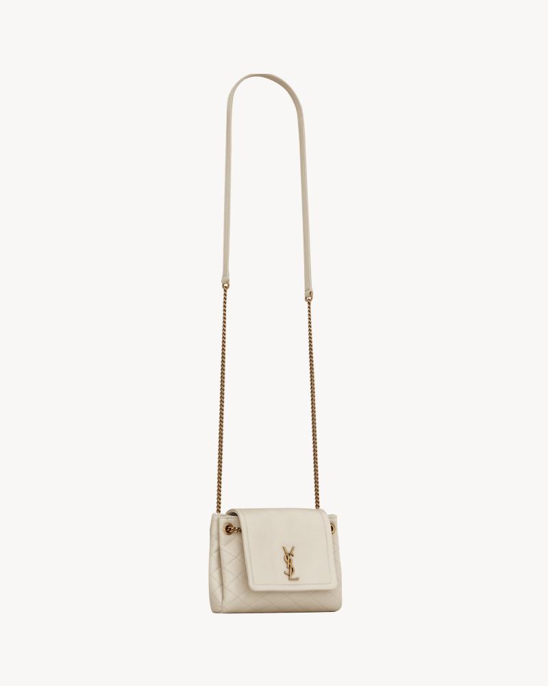 Saint Laurent | mini NOLITA IN LAMBSKIN | VINTAGE WHITE