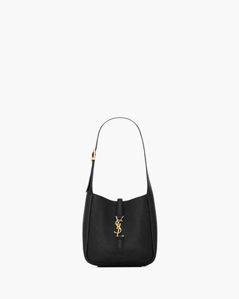 Saint Laurent | LE 5 A 7 baby soft in grained leather | BLACK