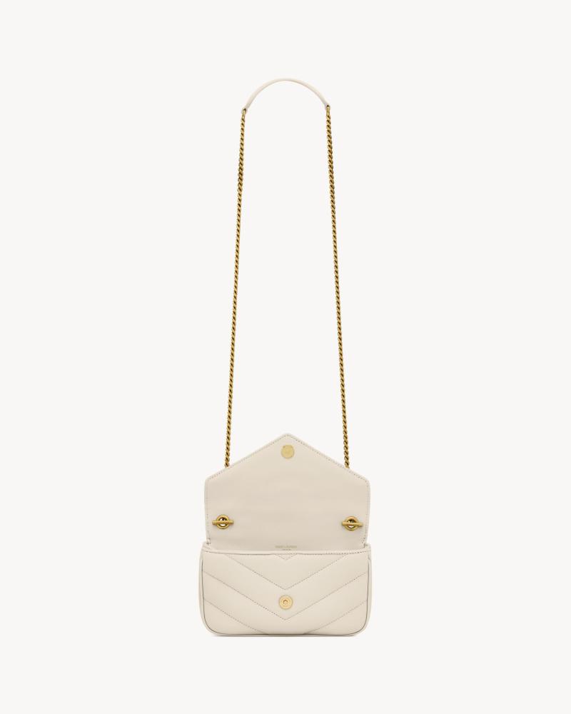 Saint Laurent | LOULOU MINI IN LAMBSKIN | VINTAGE WHITE