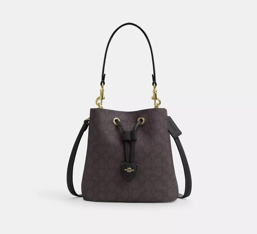 COACH |  Rowan Bucket Bag In Maxi Signature Canvas