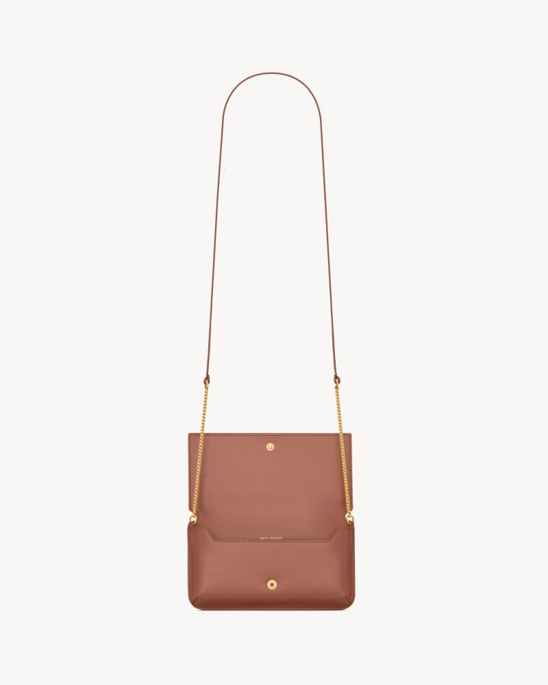 Saint Laurent | CASSANDRE LEATHER PHONE CASE | BARELY PINK
