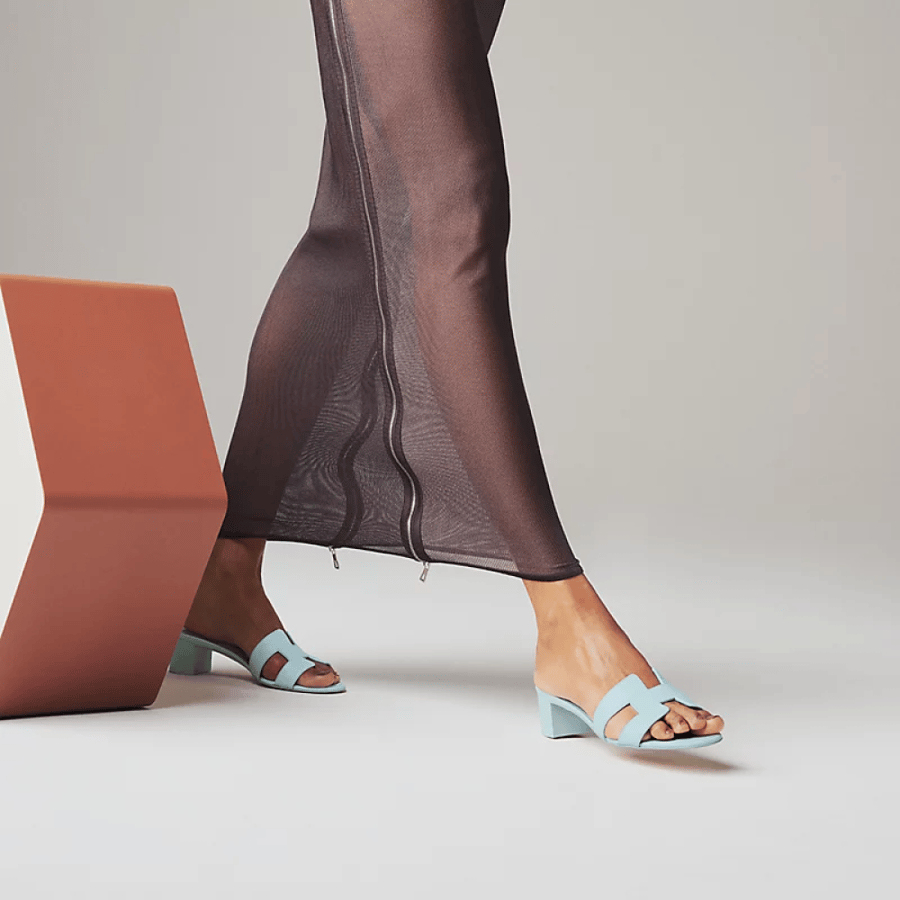 Hermes | Oasis Sandals | misty blue
