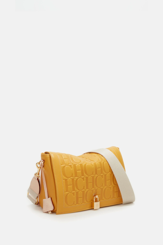 Carolina Herrera | Andy Locked Crossbody | Medium Shoulder Bag | Colour MIMOSA