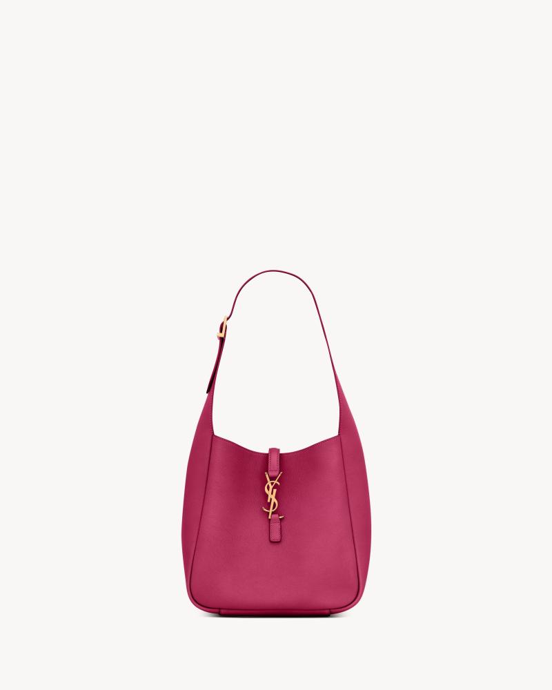 Saint Laurent | THE 5 TO 7 SMALL SOFT IN GRAINED LEATHER | RASPBERRY PINK