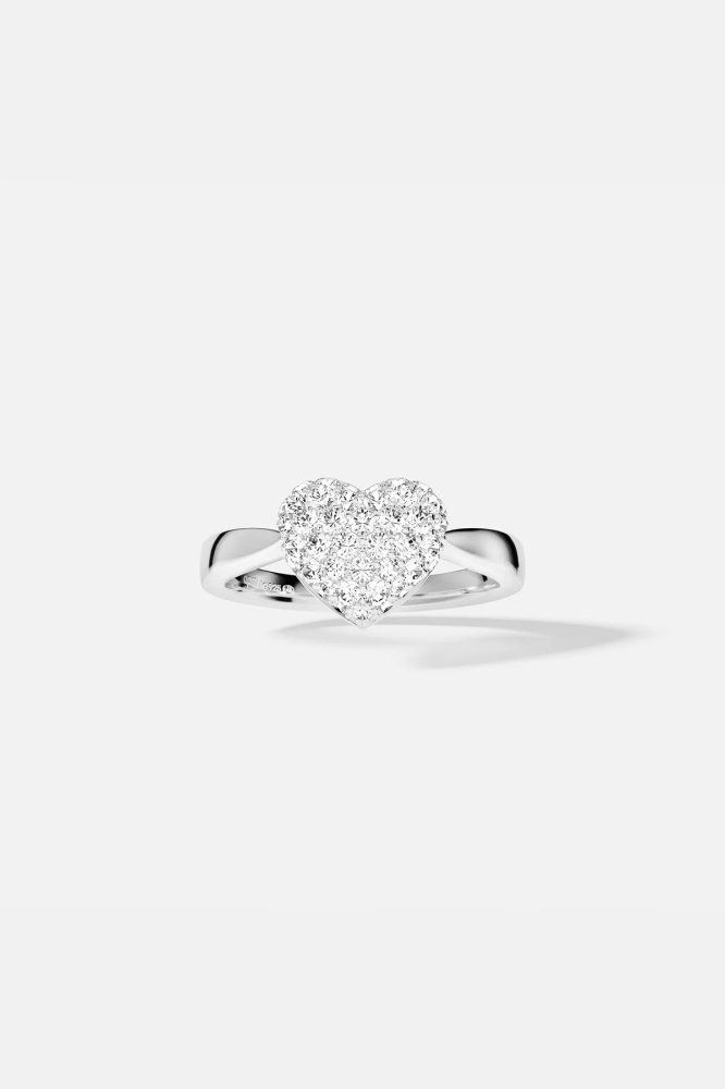 APM Monaco |  hiver   | Sterling Silver | خاتم على شكل قلب