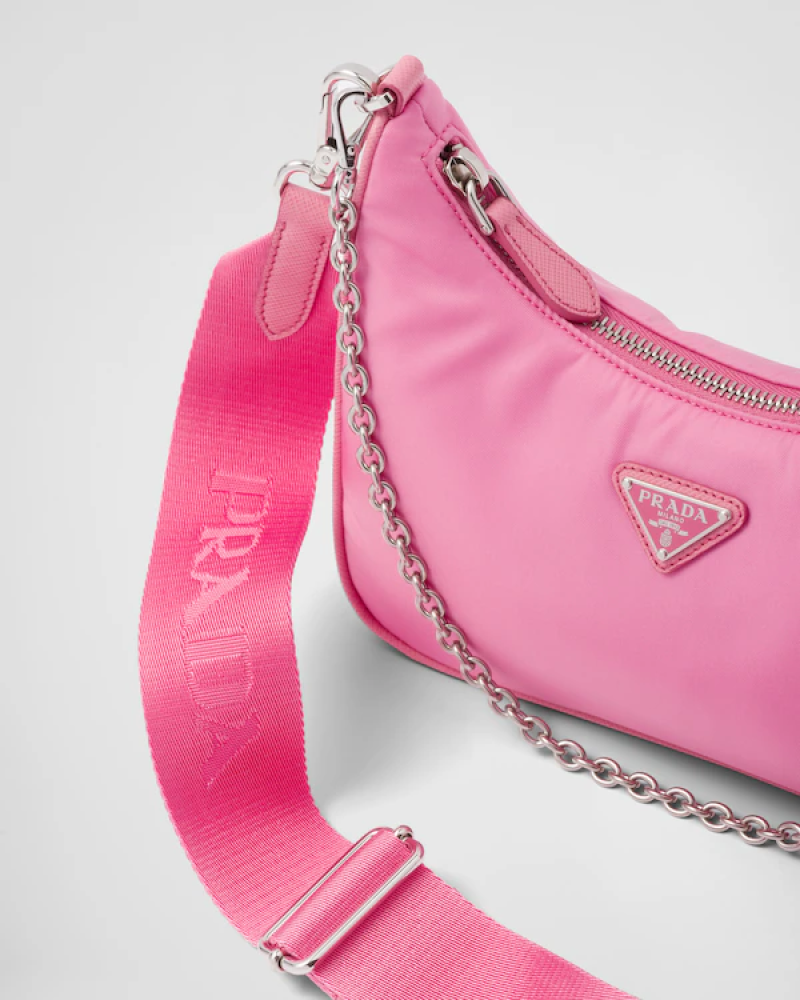 Prada | Prada Re-Edition 2005 Re-Nylon bag  |  Color:  Begonia Pink
