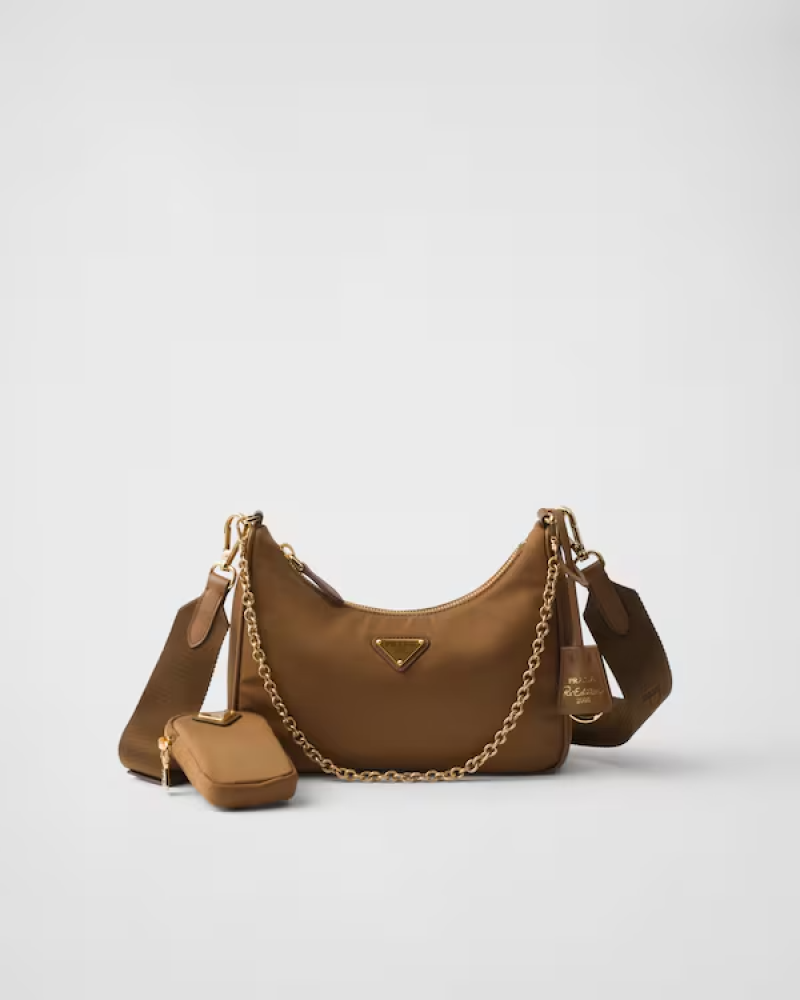 Prada | Prada Re-Edition 2005 Re-Nylon bag  |  Color:  Brandy