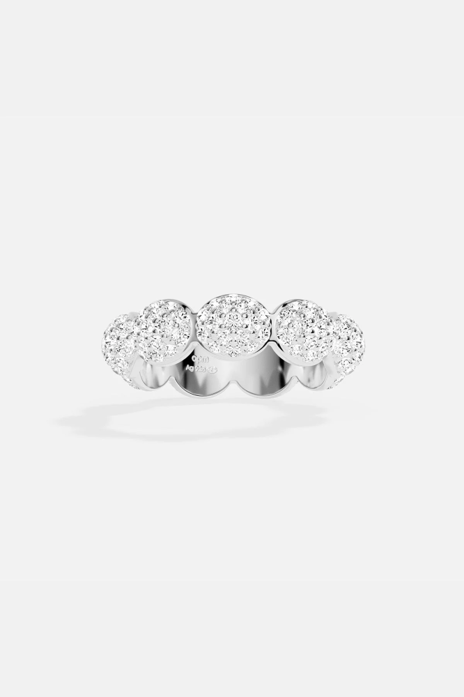 APM Monaco |  hiver   | Sterling Silver | خاتم Flocons de Neige