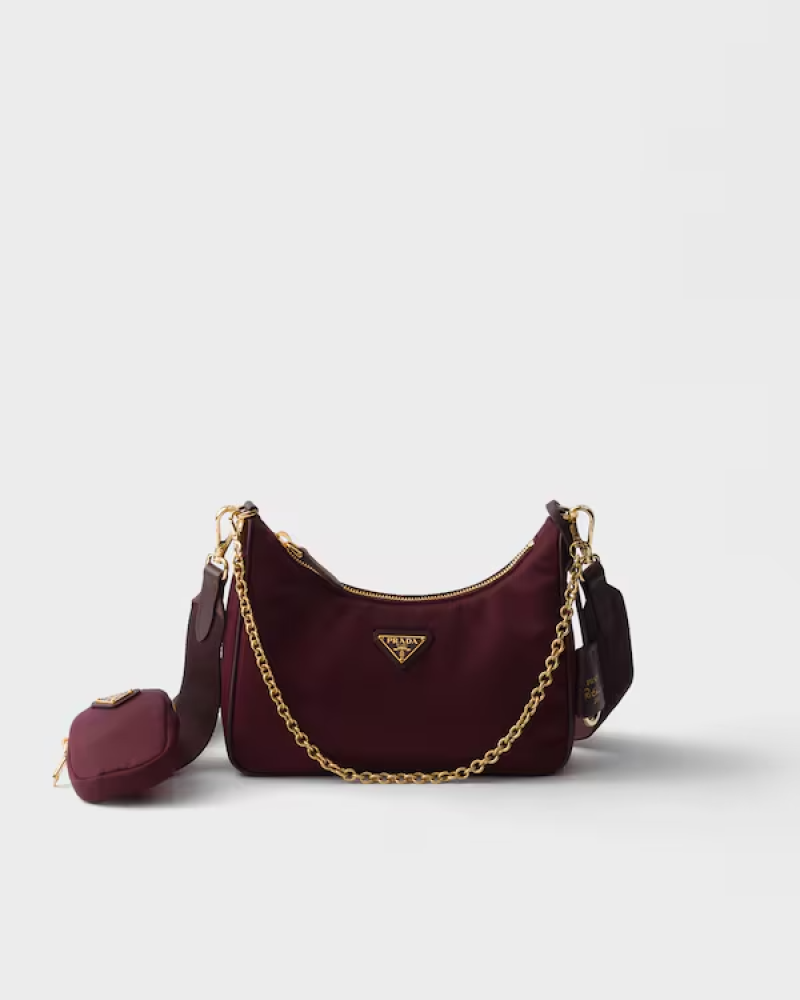 Prada | Prada Re-Edition 2005 Re-Nylon bag  |  Color:  Burgundy