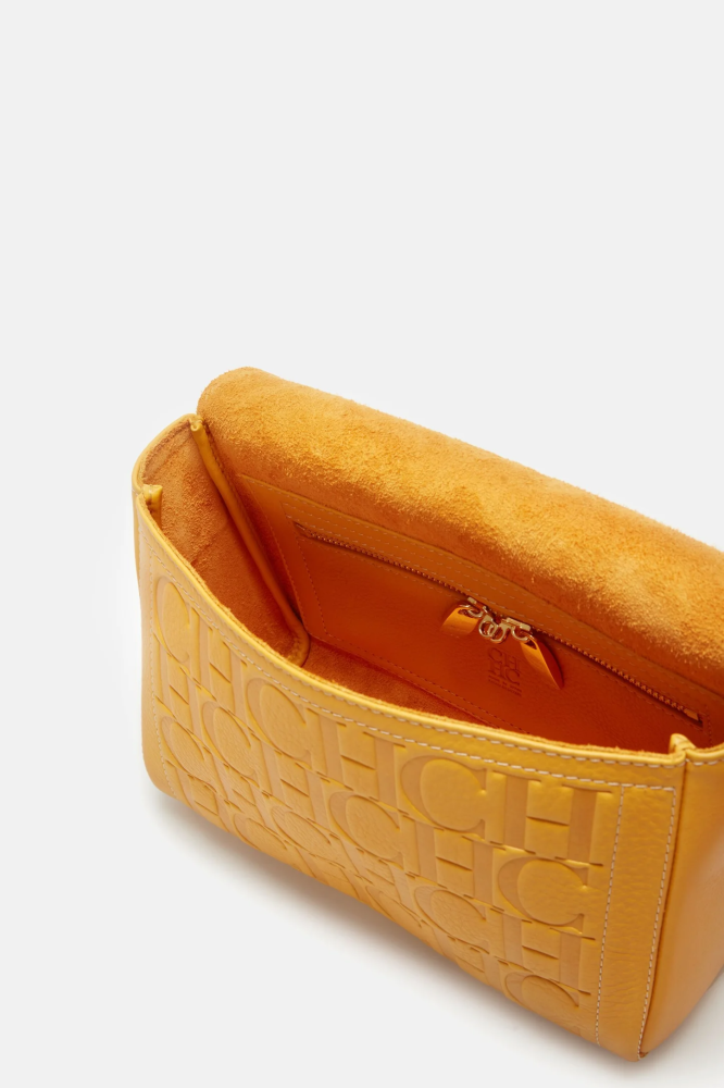Carolina Herrera | Andy Locked Crossbody | Medium Shoulder Bag | Colour MIMOSA