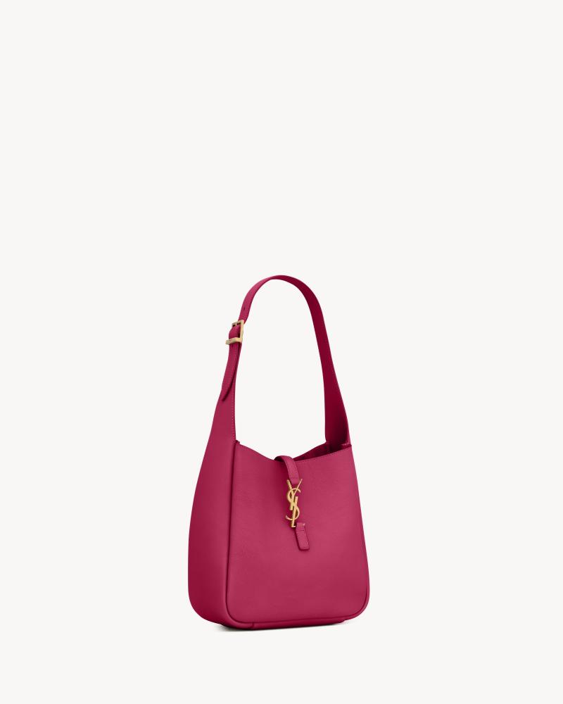 Saint Laurent | THE 5 TO 7 SMALL SOFT IN GRAINED LEATHER | RASPBERRY PINK
