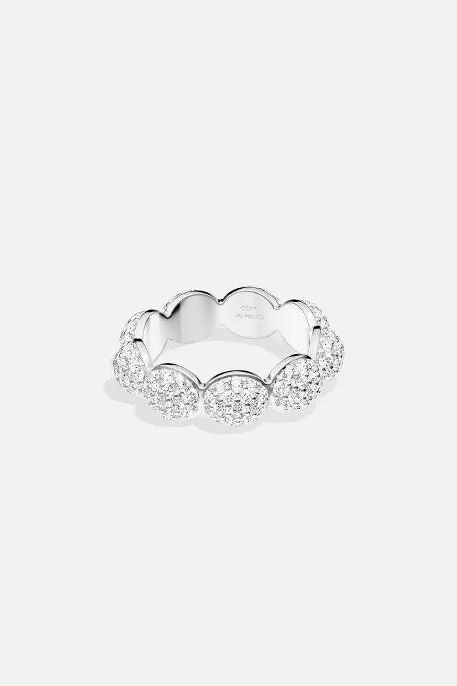 APM Monaco |  hiver   | Sterling Silver | خاتم Flocons de Neige