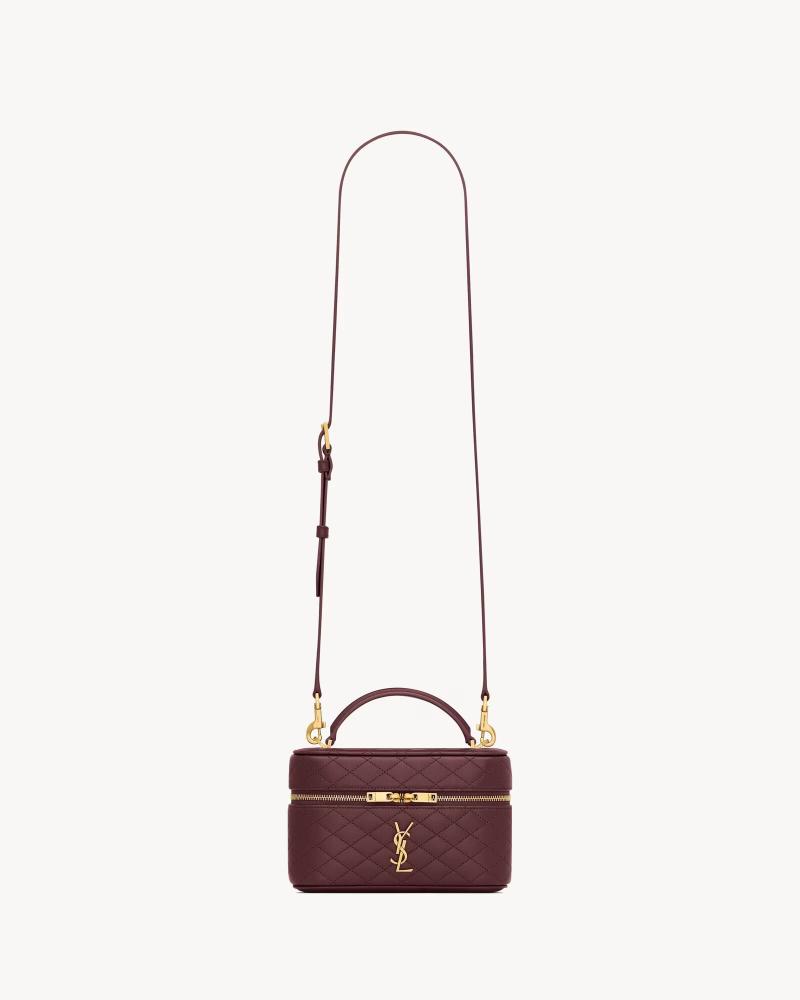 Saint Laurent | GABY lambskin vanity bag | CABERNET RED