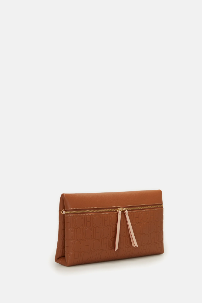 Carolina Herrera | Inro | Medium Clutch | Colour COGNAC