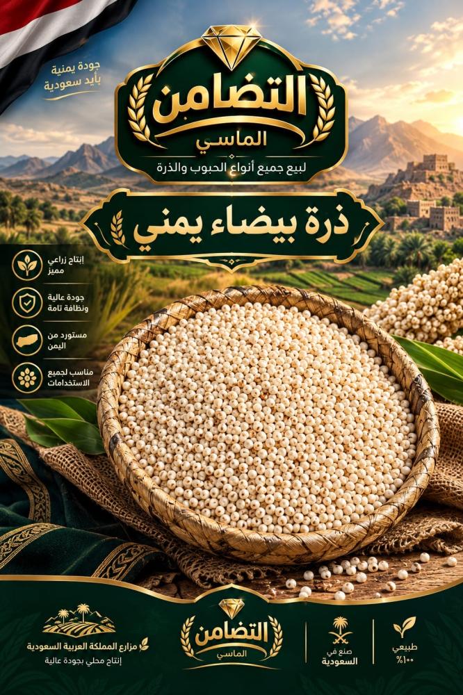 ذرة بيضاء يمني
