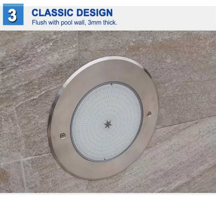 كشاف ستيل ثقيل فلات لون واحد  LED   24W