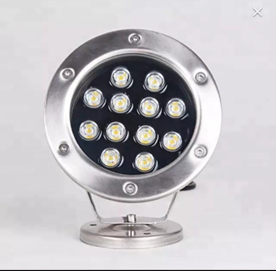 اضاءة نافورة موجهه ملون   LED  12W RGB