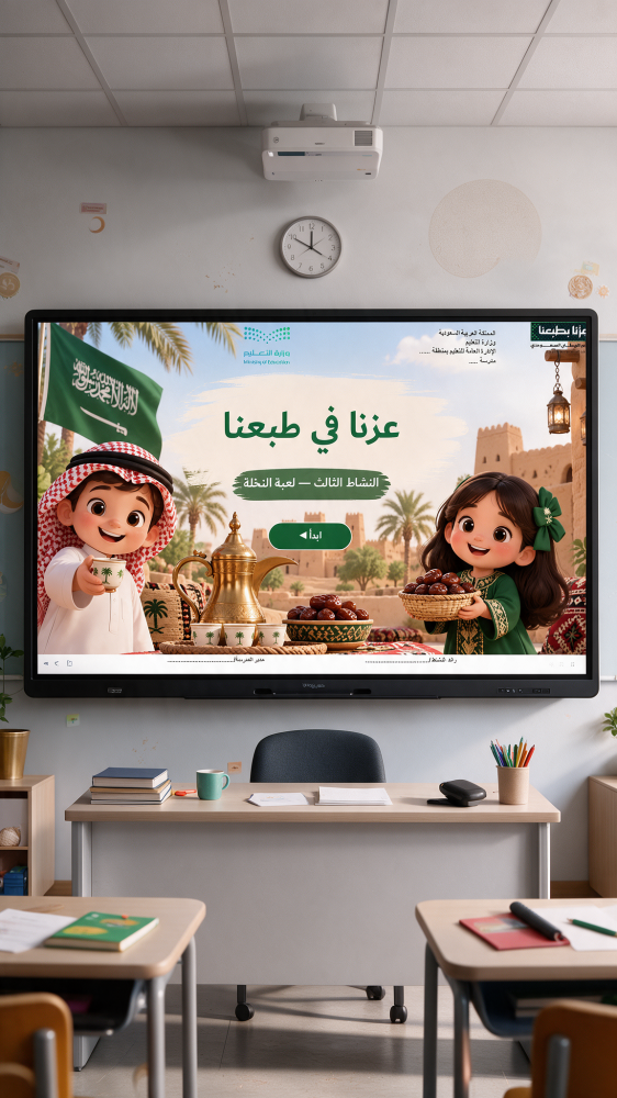 لعبة عزنا في طبعنا – نشاط النخلة | حسب دليل عين الإثرائية