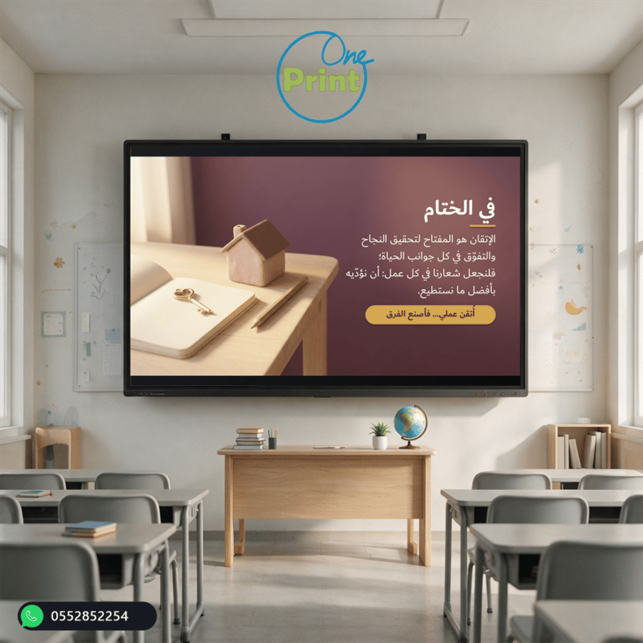 قيمة الإتقان | عرض تعزيز السلوك الإيجابي – أُتقن عملي فأصنع الفرق