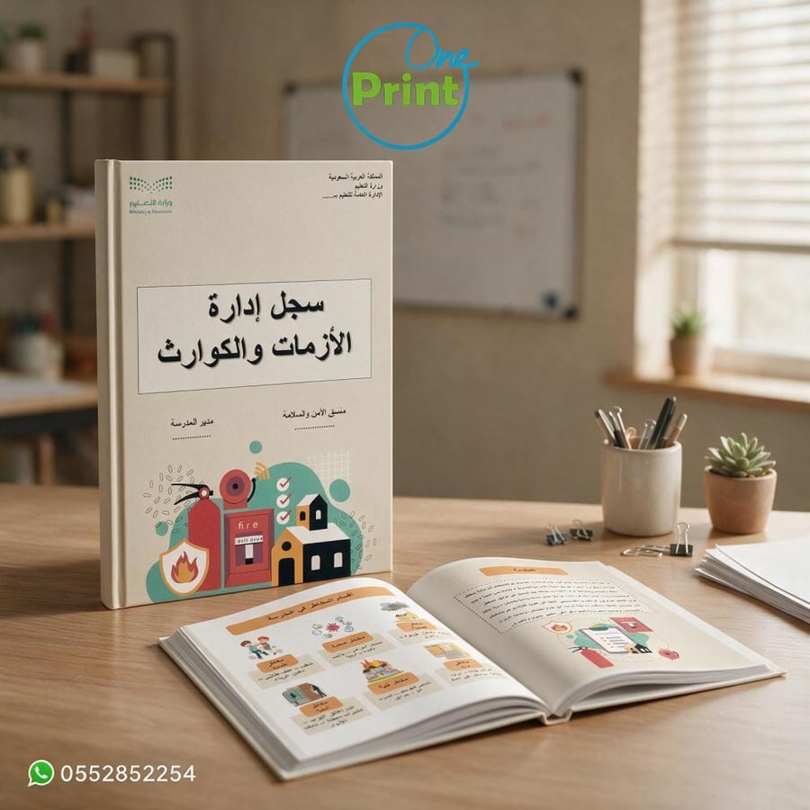 سجل إدارة الأزمات والكوارث المدرسية نموذج بيج بنين