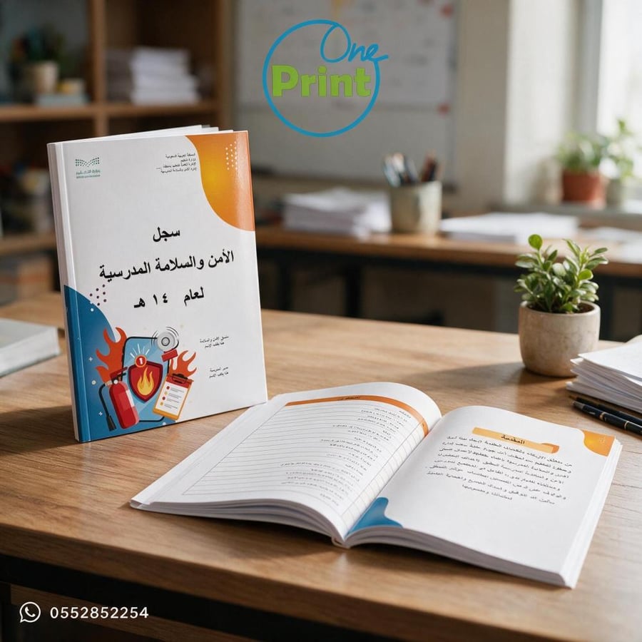 سجل منسق الأمن والسلامة المدرسية نموذج برتقالي بنين