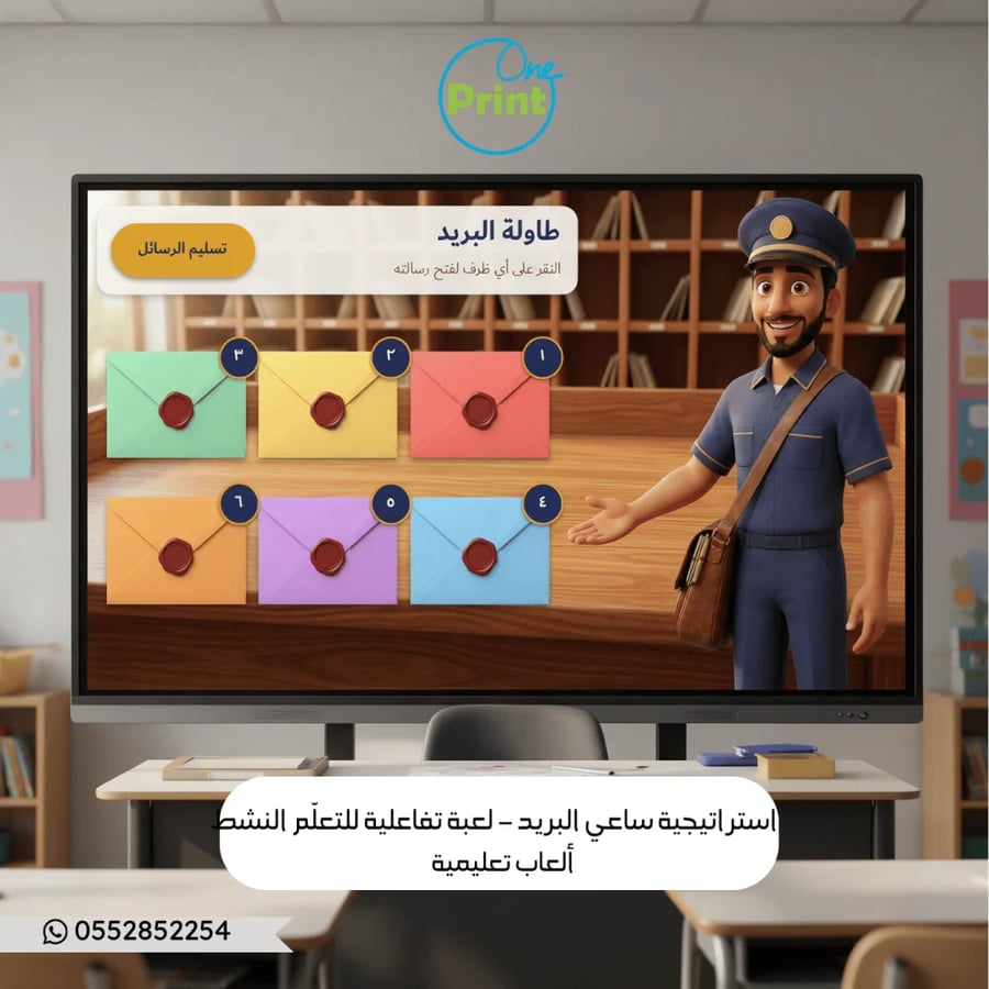 استراتيجية ساعي البريد – لعبة تفاعلية للتعلّم النشط