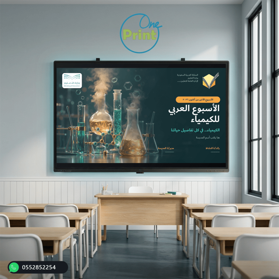 الأسبوع العربي للكيمياء 2026 | عرض تعريفي وتوعوي للطلاب والطالبات