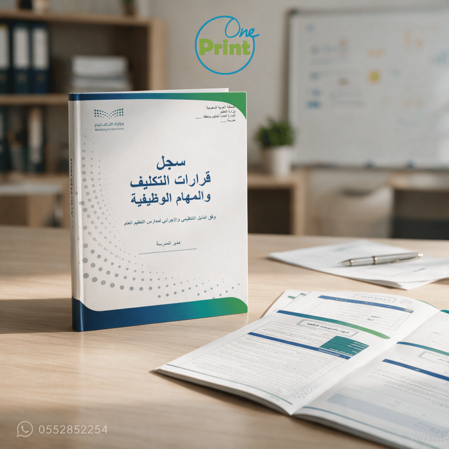سجل قرارات التكليف والمهام الوظيفية نموذج الهوية بنين