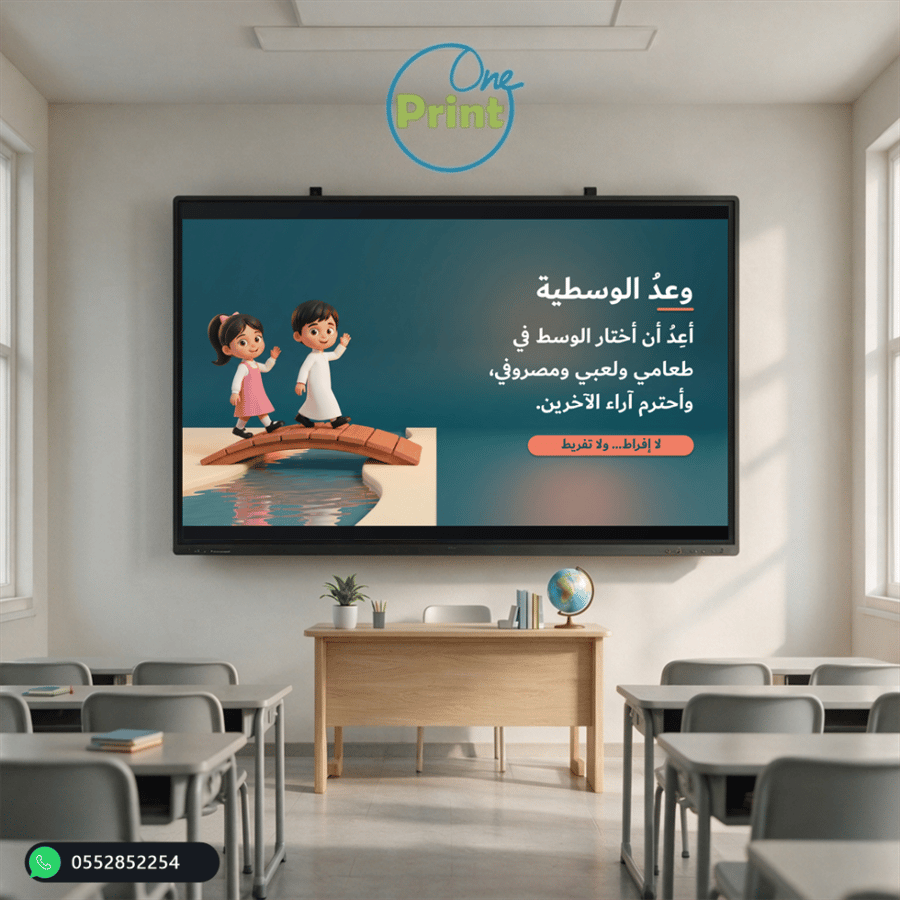 قيمة الوسطية للمرحلة الابتدائية | عرض تعزيز السلوك الإيجابي – طالب وطالبة