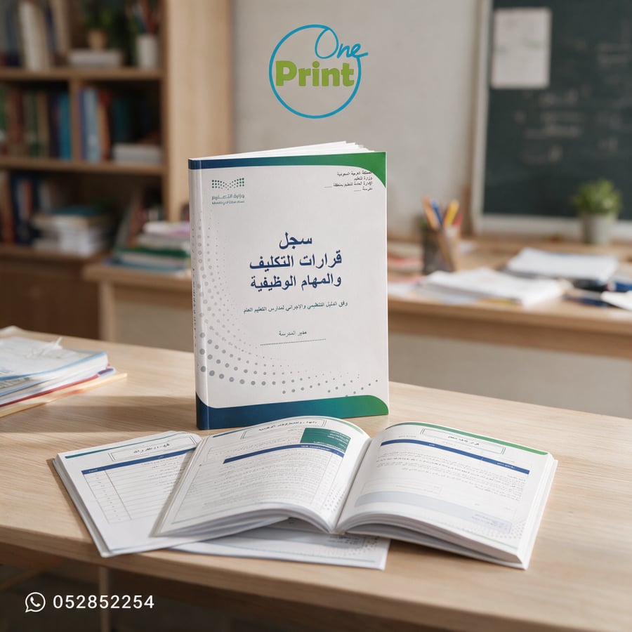 سجل قرارات التكليف والمهام الوظيفية نموذج الهوية بنين