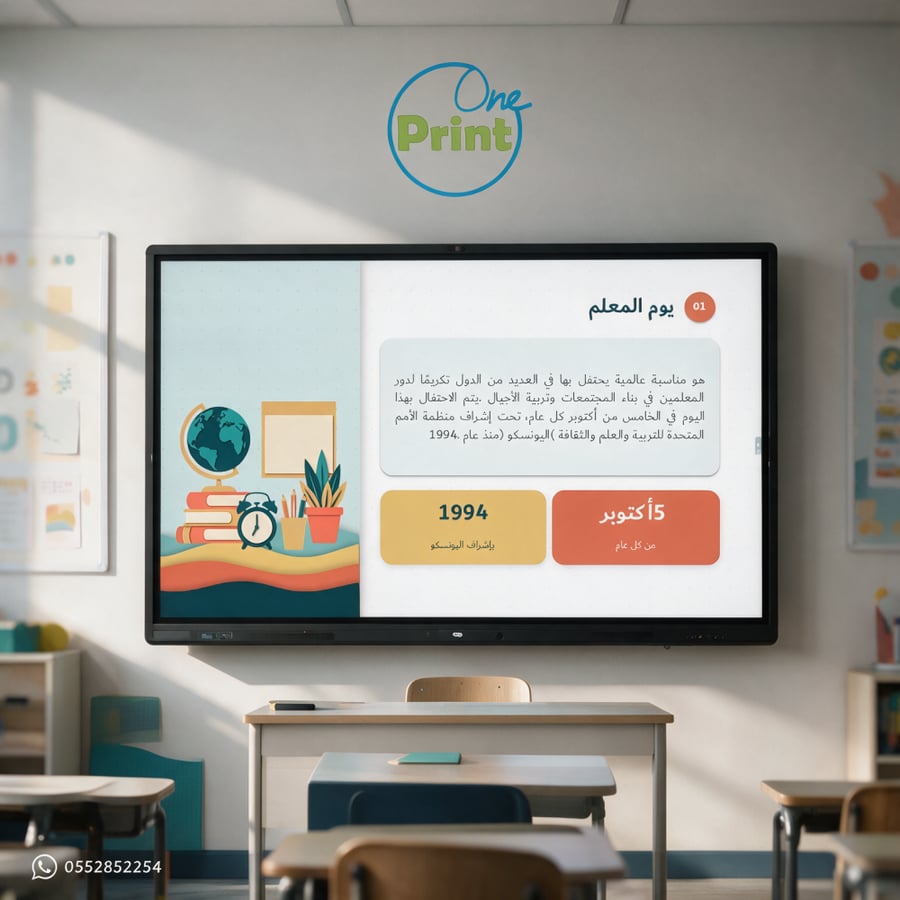 عرض يوم المعلم العالمي – مدارس البنات | 5 أكتوبر