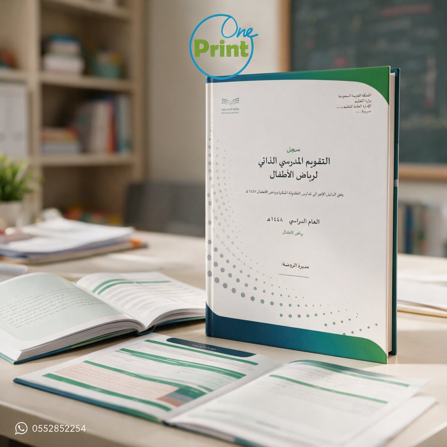 سجل التقويم المدرسي الذاتي لرياض الأطفال | وفق الدليل الإجرائي 1447هـ – العام الدراسي 1448هـ