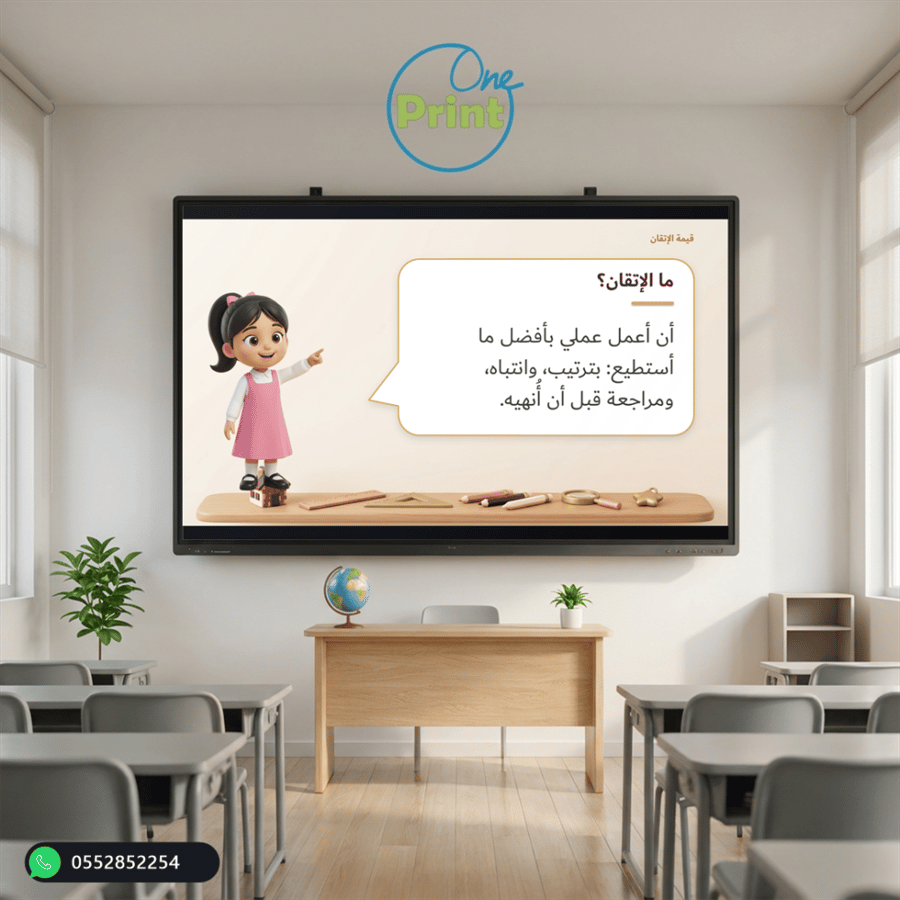 قيمة الإتقان للمرحلة الابتدائية | عرض تعزيز السلوك الإيجابي – طالب وطالبة