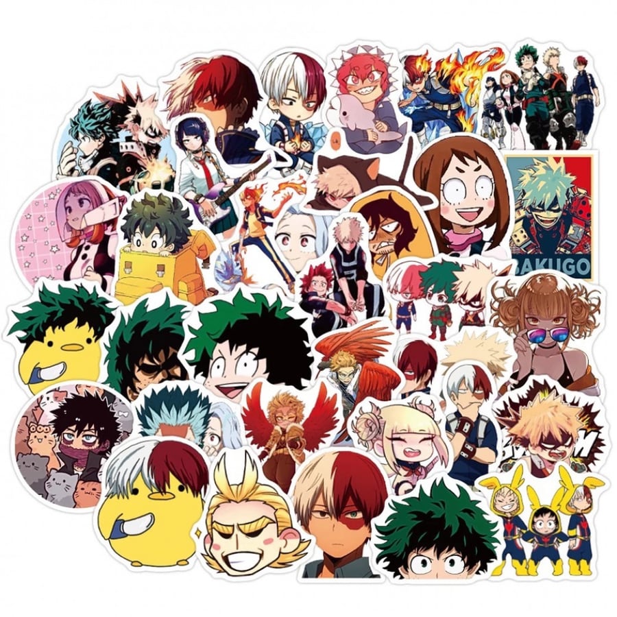 ملصقات 100 قطعة | My Hero Academia