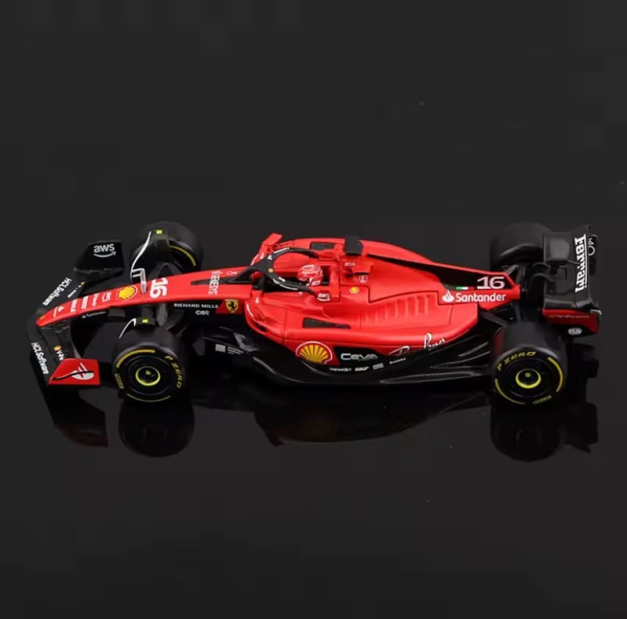 مجسم سيارة Ferrari SF23 فورمولا 1 - موسم 2023
