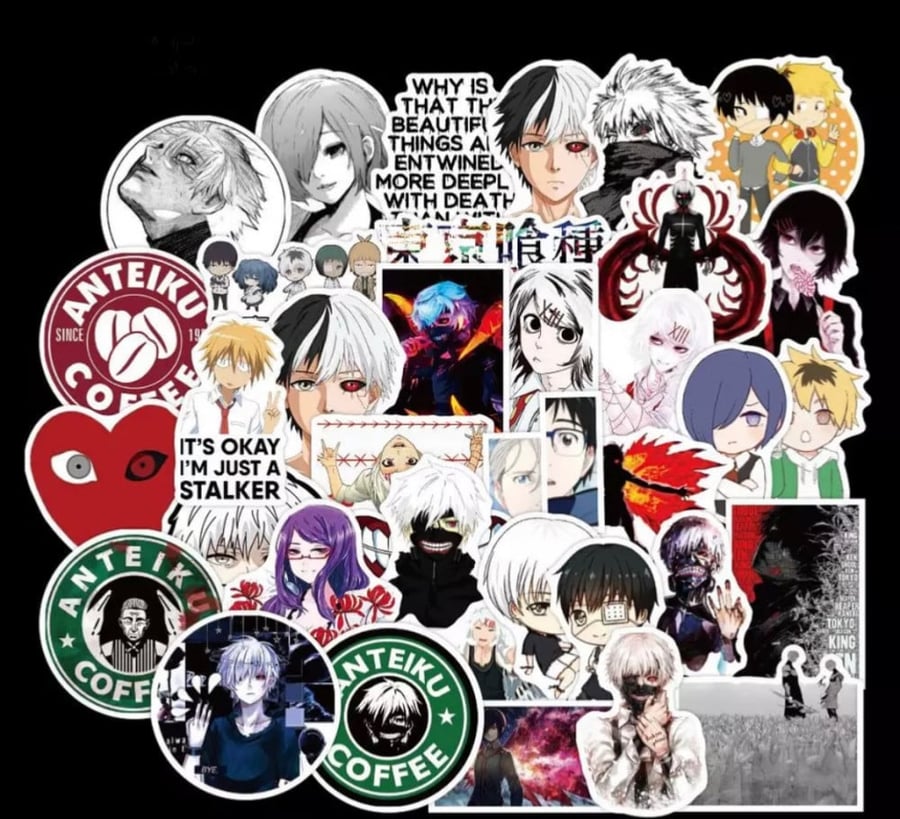ملصقات 100 قطعة | Tokyo Ghoul